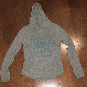 Grey Aeropostale thin hoodie
